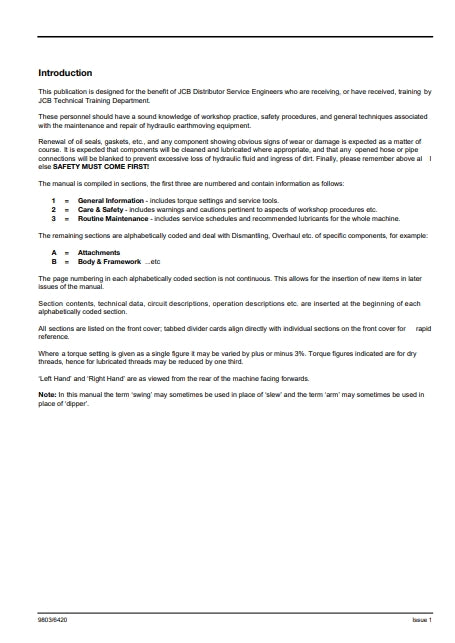 Service Manual JS330 JS450 JS460 500