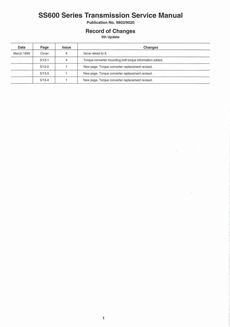 JCB DRIVETRAIN SYSTEM Service Manual