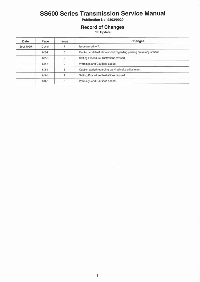 JCB DRIVETRAIN SYSTEM Service Manual