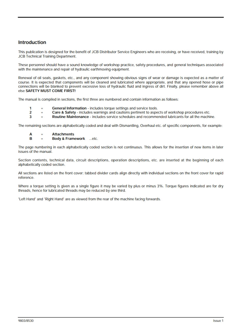 Service Manual ROBOT 190, 1110