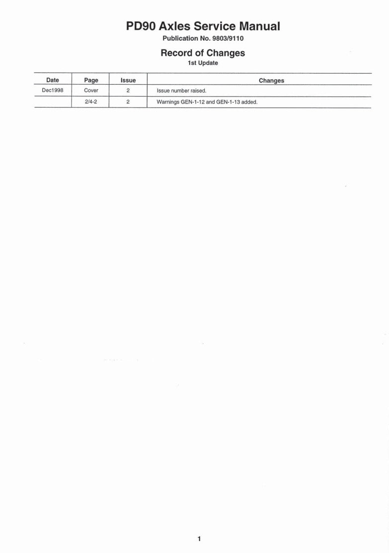 JCB DRIVETRAINSYSTEM Service Manual