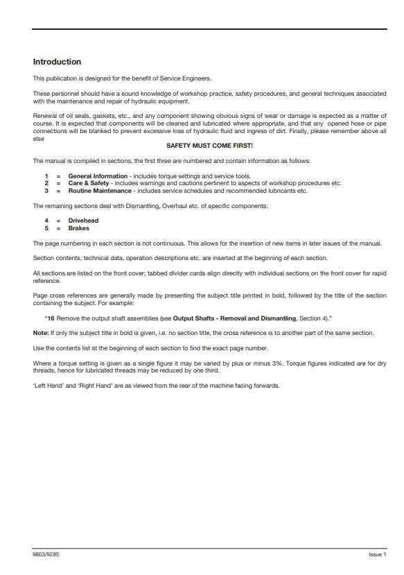 Service Manual PD70 SERIES MODULAR DRIVEHEAD