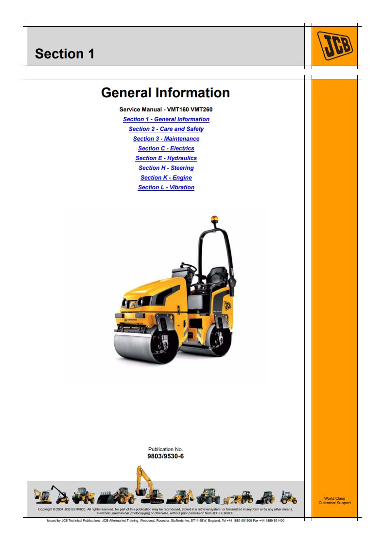 Service Manual VMT160 VMT260 Tier 2 and Tier 4
