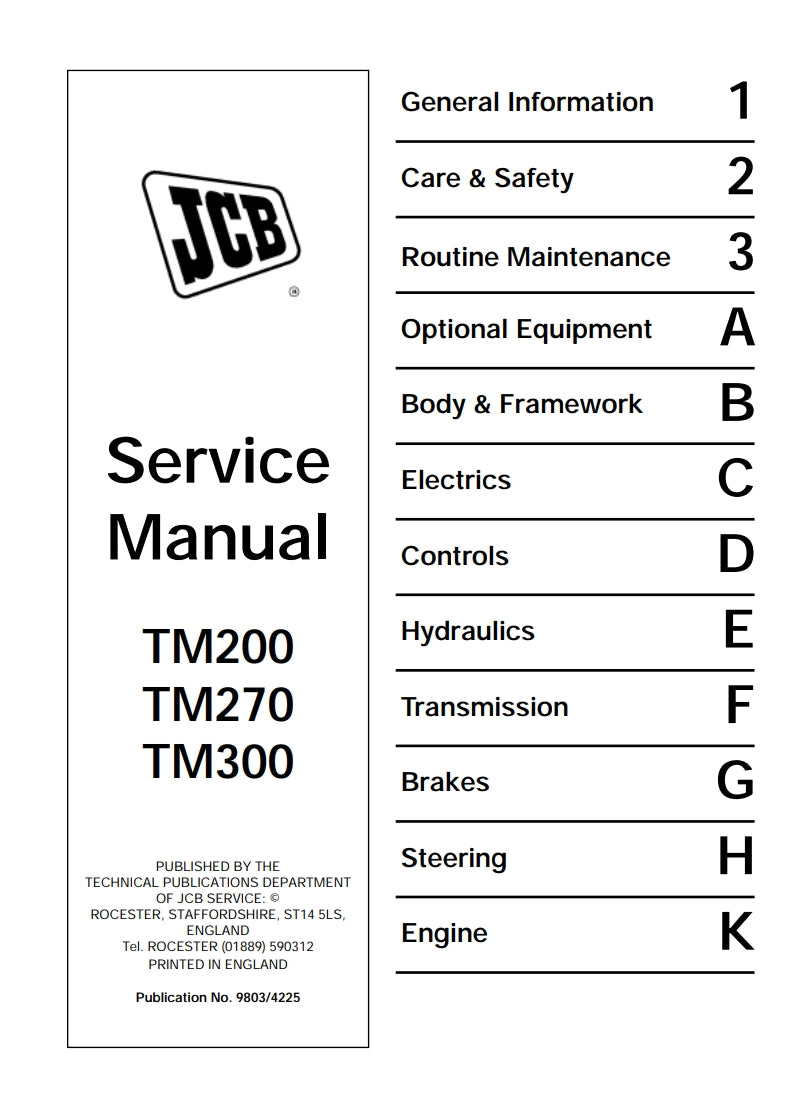 Service Manual TM200 TM270 TM300