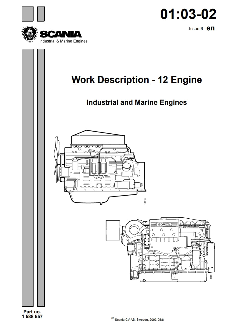 Scania Industrial and Marine Engine