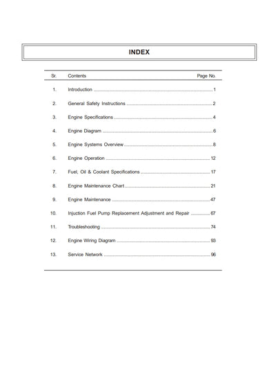 Operation And Maintenance Manual 4B 3.9 / 6B 5.9 Engines