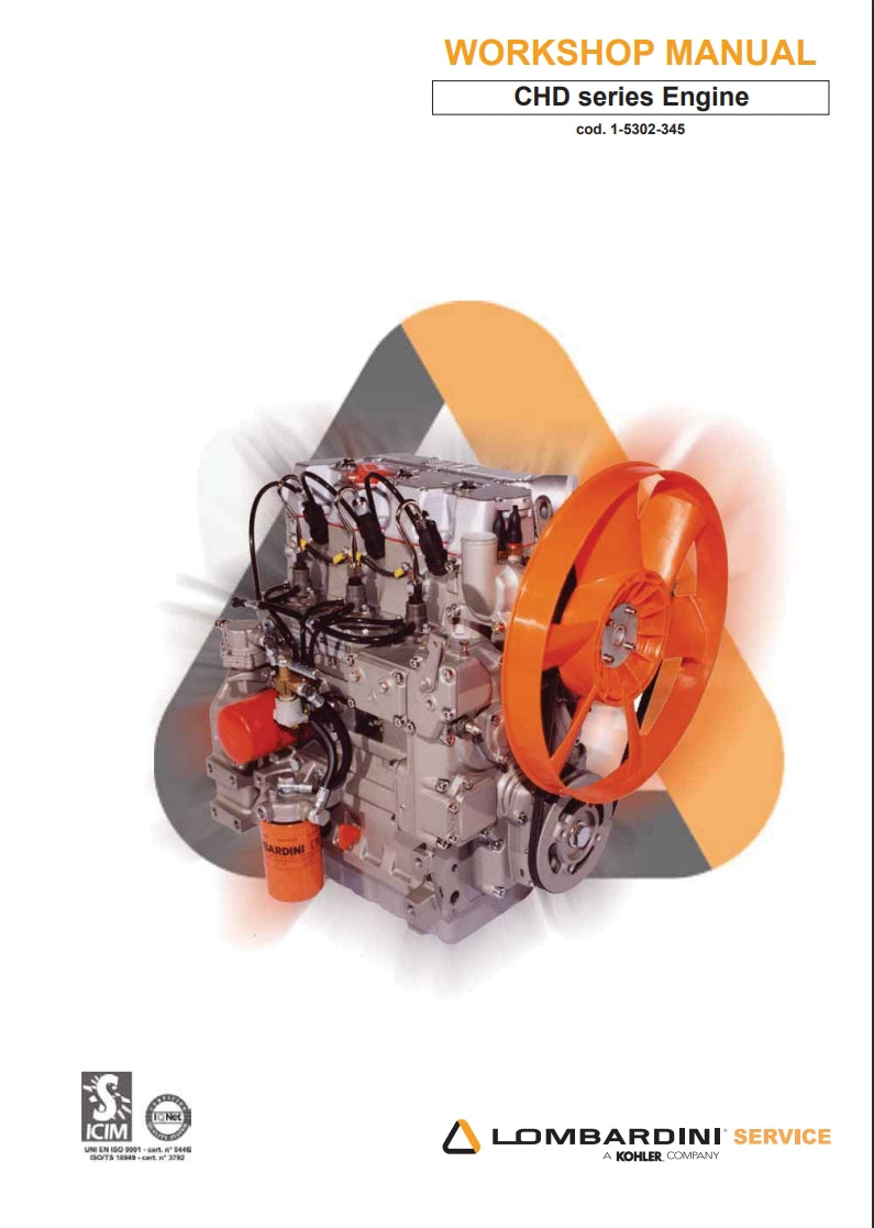 WORKSHOP MANUAL CHD series Engine