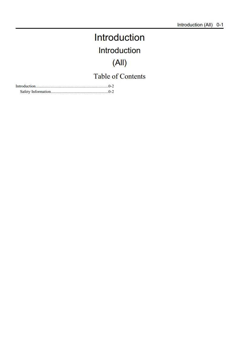 ISUZU DIESEL ENGINE 4HK1 Interim Tier 4 Compatiable WORKSHOP MANUAL