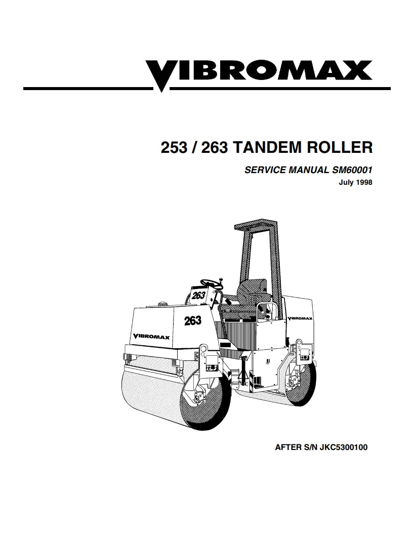 VIBROMAX 253 / 263 TANDEM ROLLER