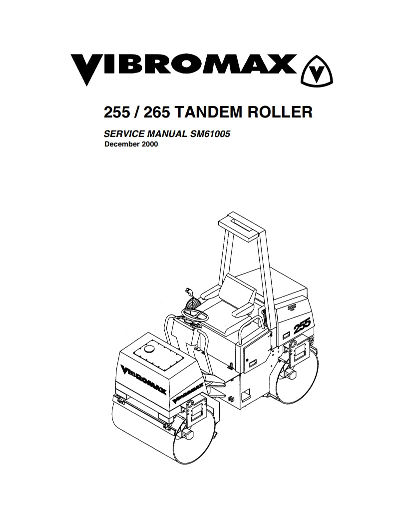 VIBROMAX 255 / 265 TANDEM ROLLER