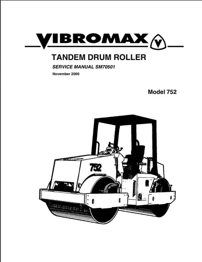VIBROMAX TANDEM DRUM ROLLER Model 752