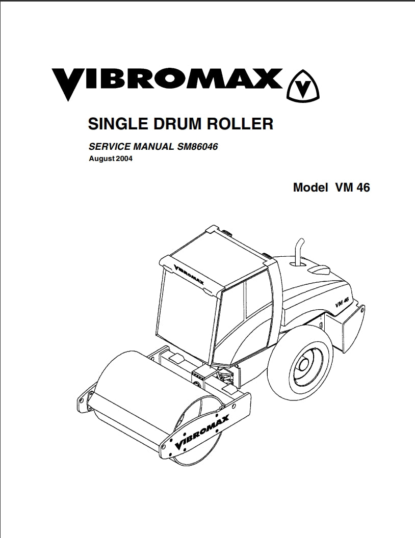 VIBROMAX SINGLE DRUM ROLLER Model VM 46