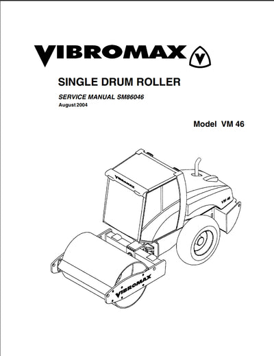 VIBROMAX SINGLE DRUM ROLLER Model VM 46