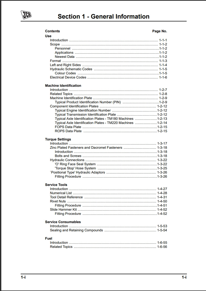 Service Manual TM180/220