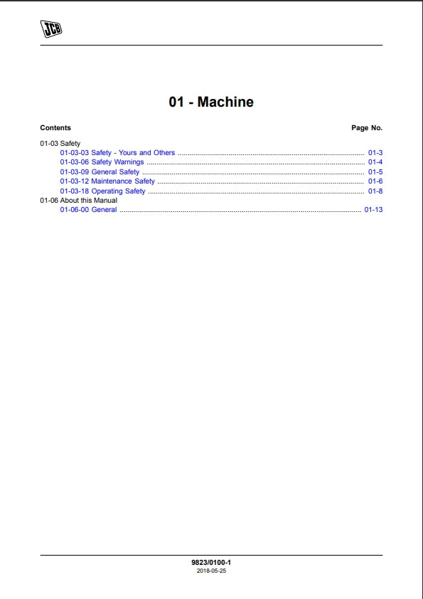 SERVICE MANUAL SD55 Axle