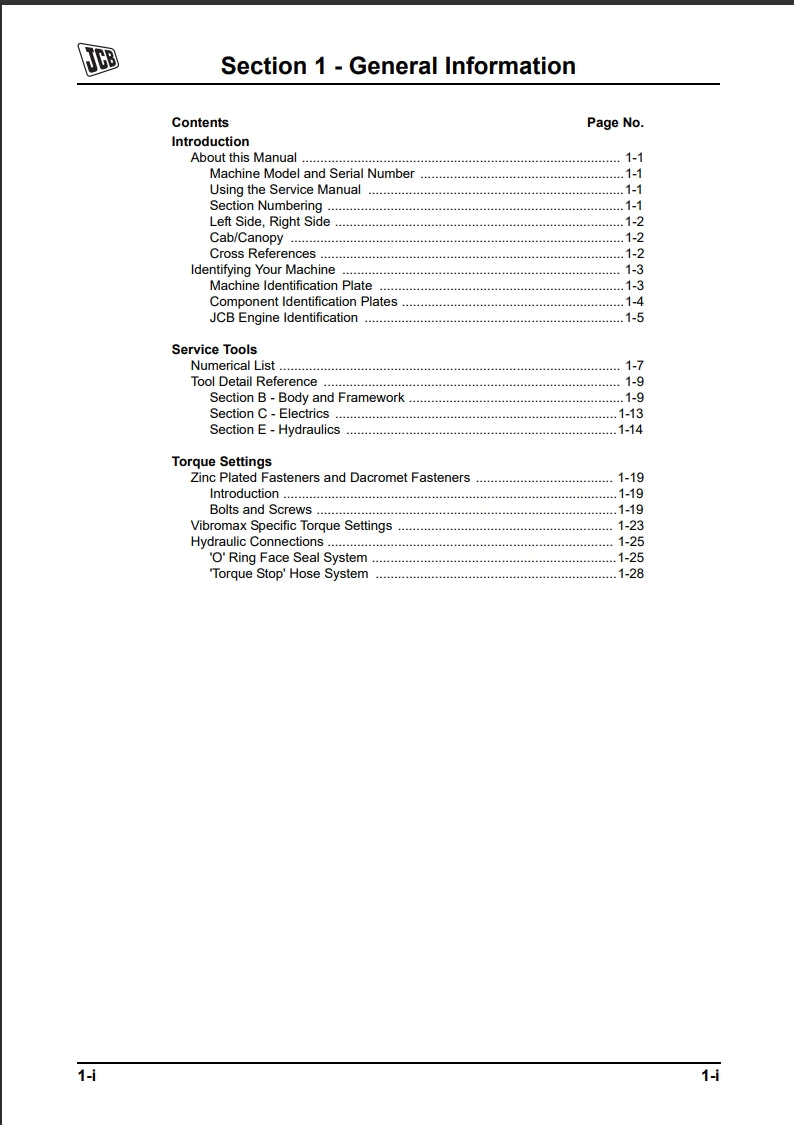 Service Manual VM 115 - TIER III