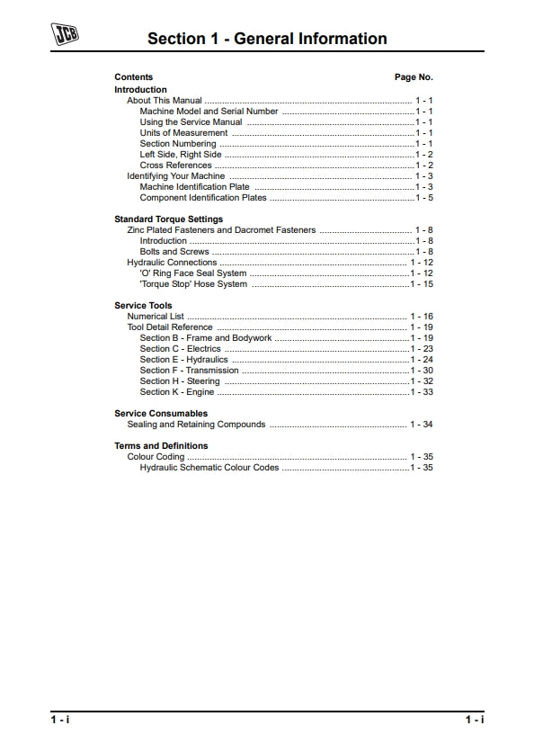 Service Manual Rear Engine Loadalls