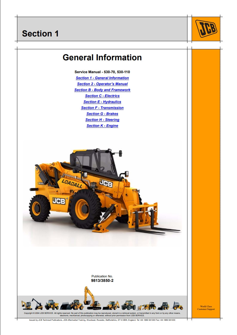 Service Manual 530-70, 530-110