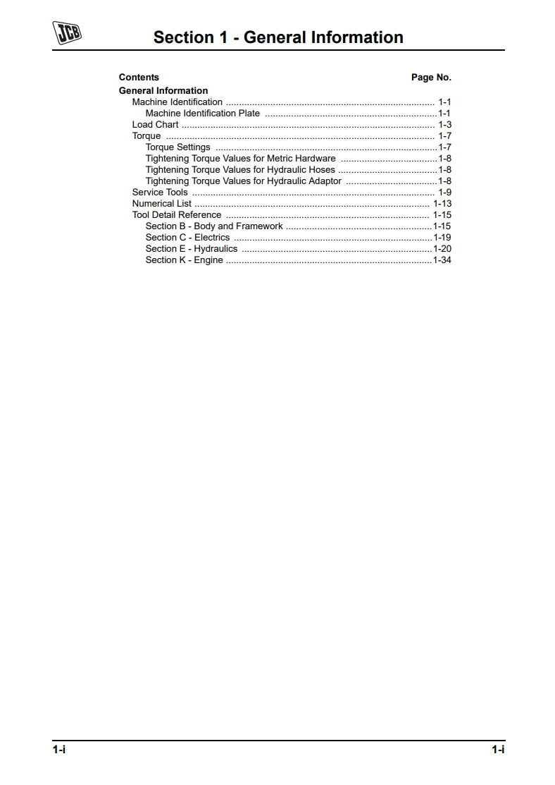 Service Manual Liftall 1253/1202/1553/1554