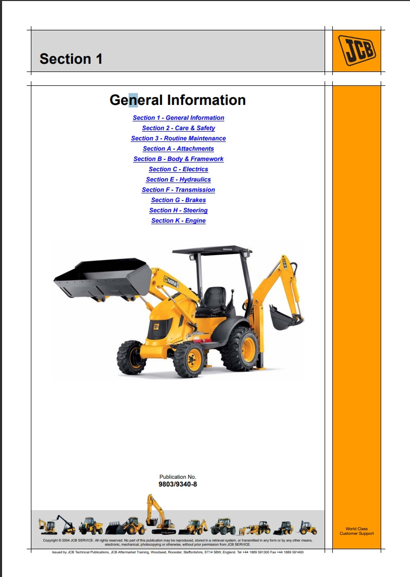Service Manual Mini CX