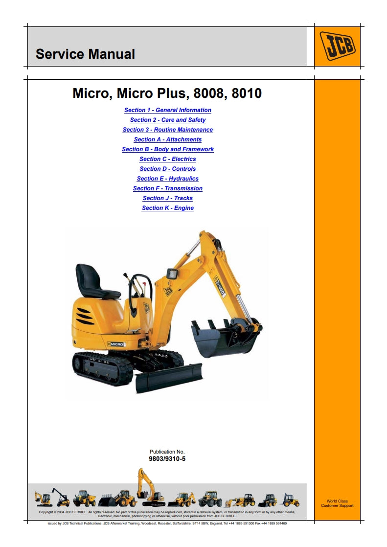 Service Manual Micro, Micro Plus, 8008, 8010