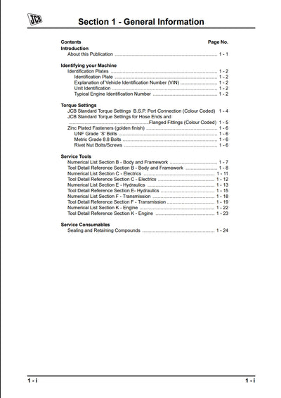 Service Manual 407B ZX, 408B ZX, 409B Z, 410B ZX,  411B ZX