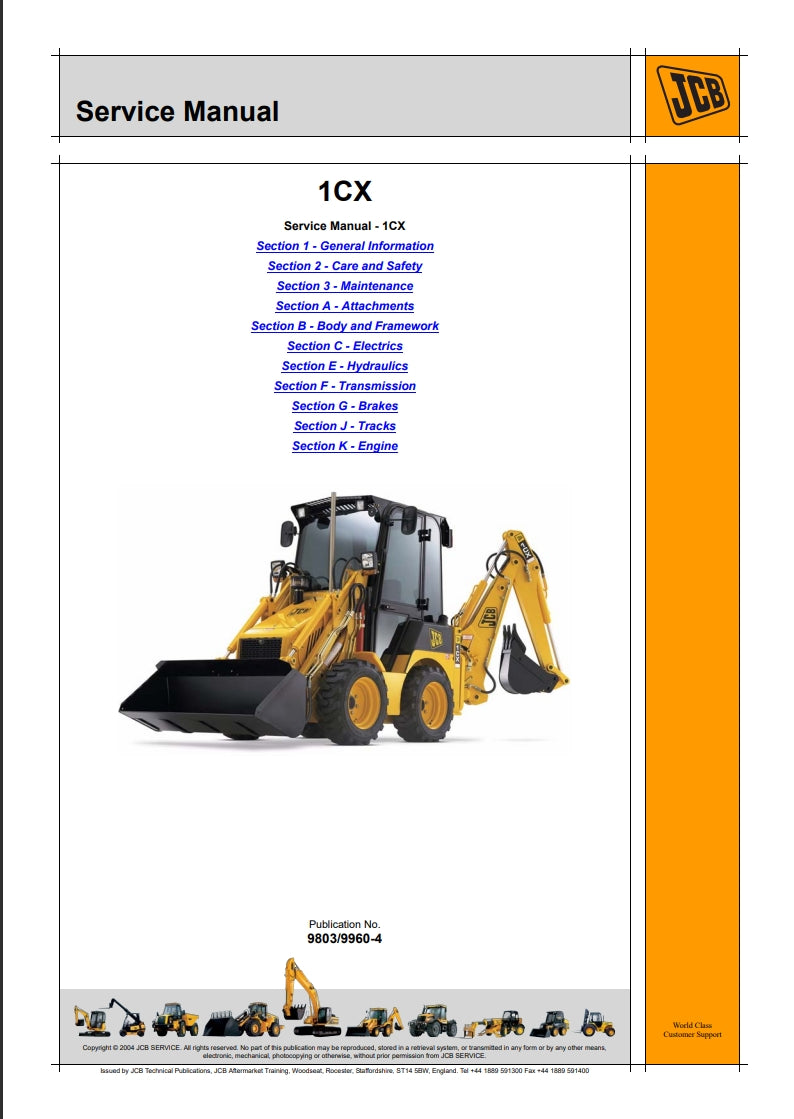 Service Manual 1CX