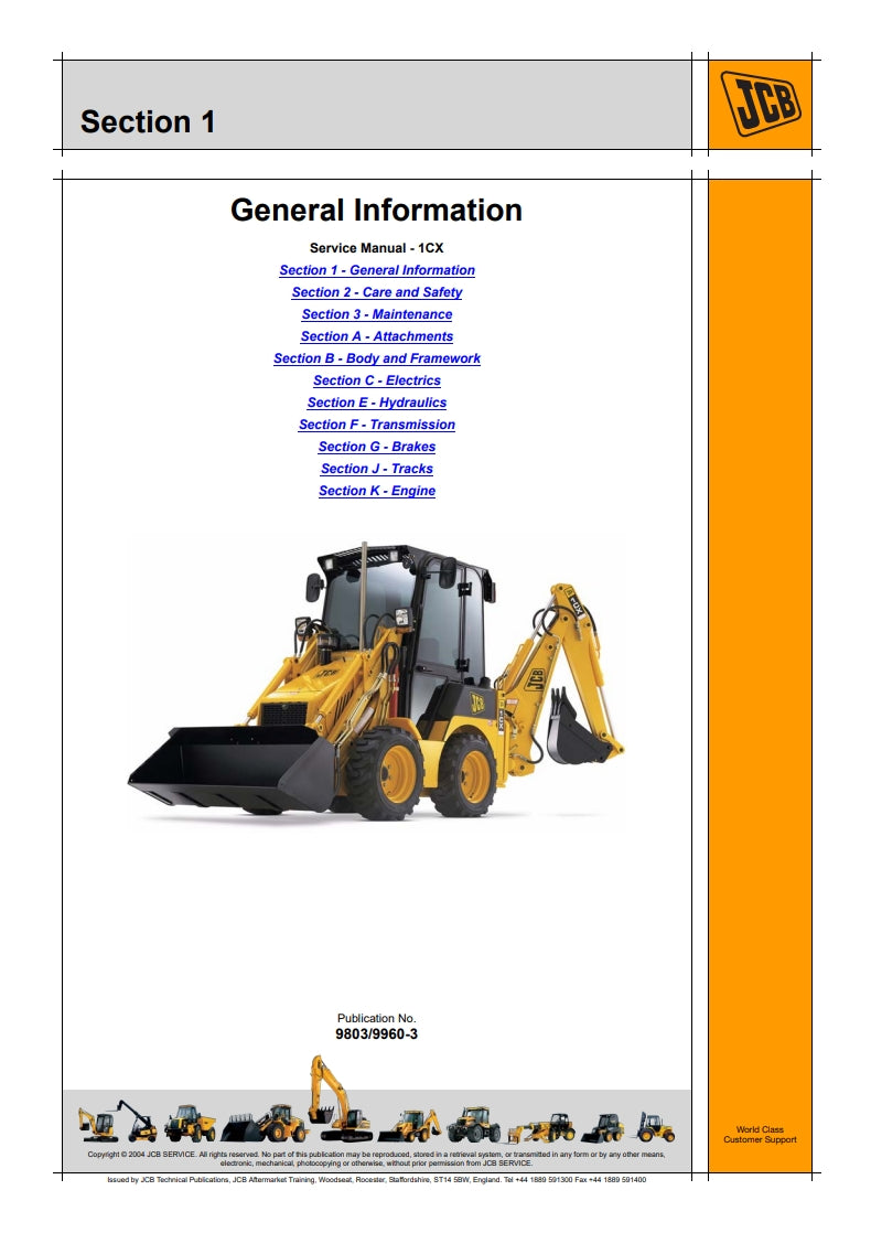 Service Manual 1CX