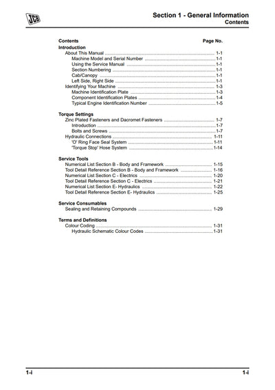 Service Manual 1CX
