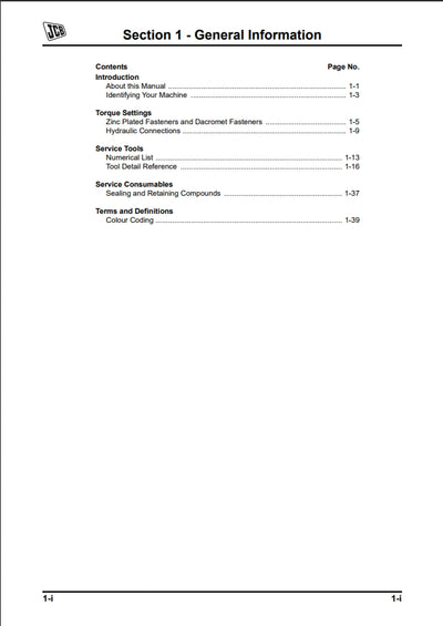 Service Manual JS330 - Tier II and Tier III Auto