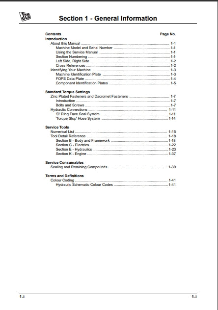 Service Manual JS200W TIER III