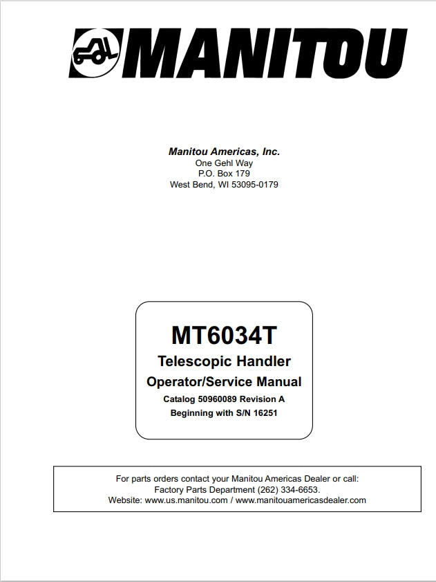 Manitou MT 6034T