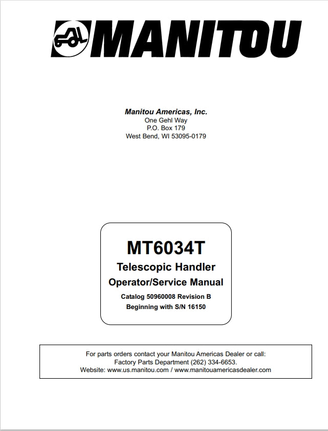 Manitou Telescopic MT6034T