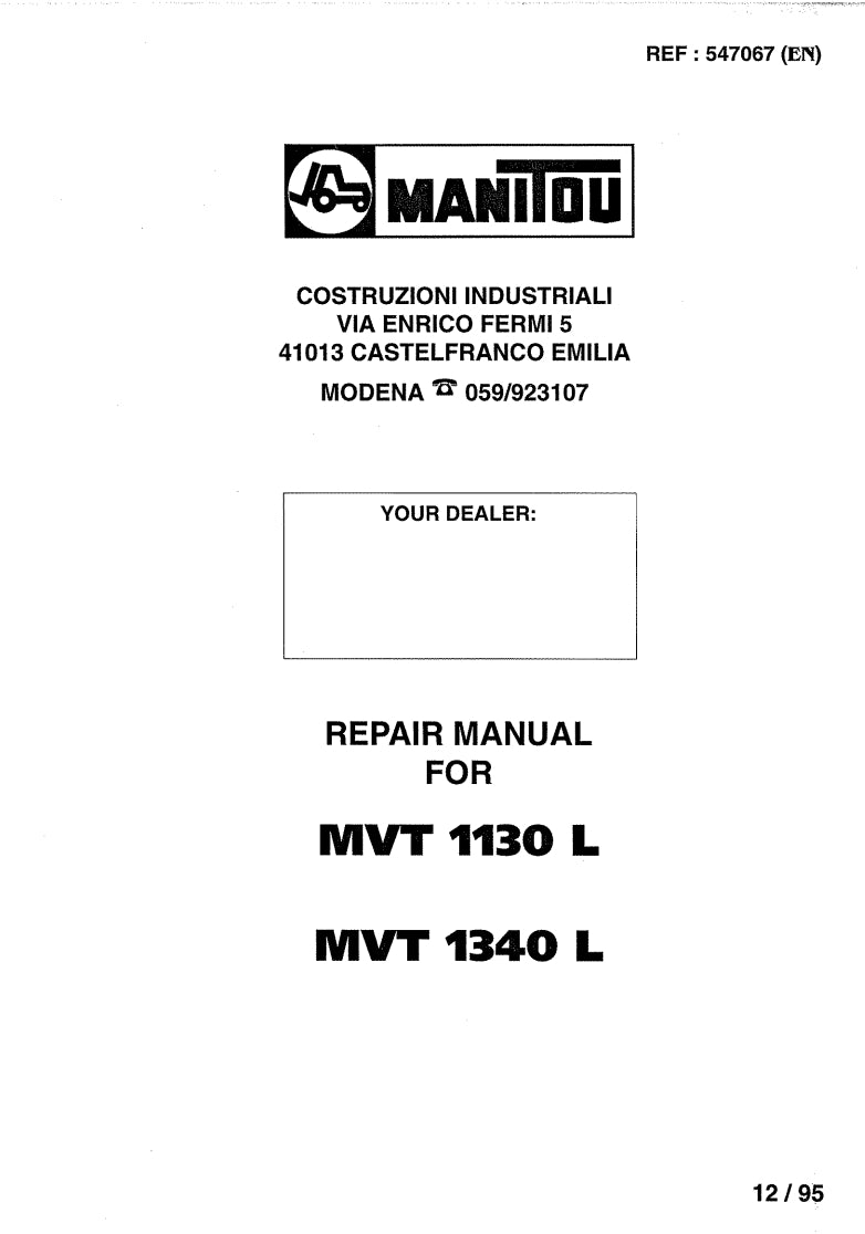 Manitou Mvt 1130L