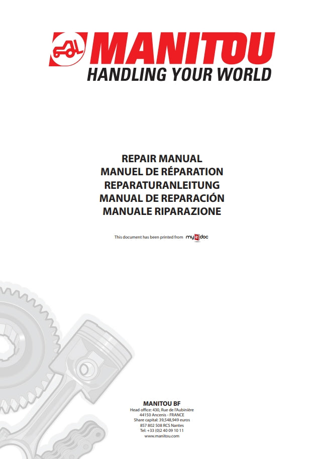 Manitou MLT 627 Turbo