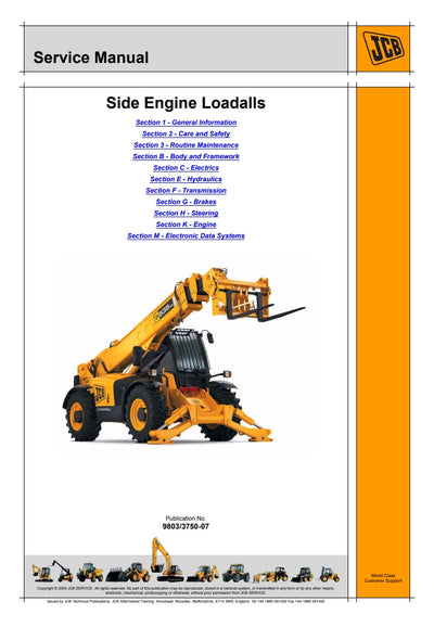 Service Manual Side Engine Loadalls