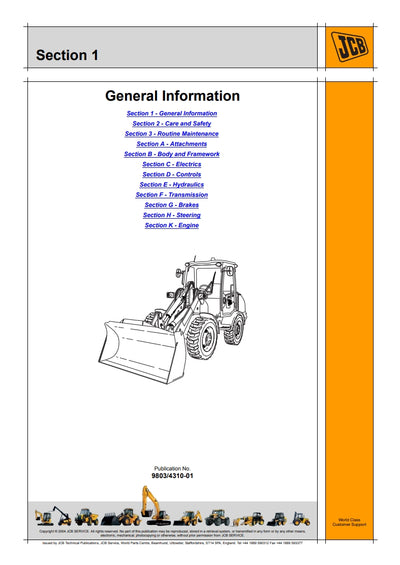 Service Manual Wheeled Loading Shovel - 406/409