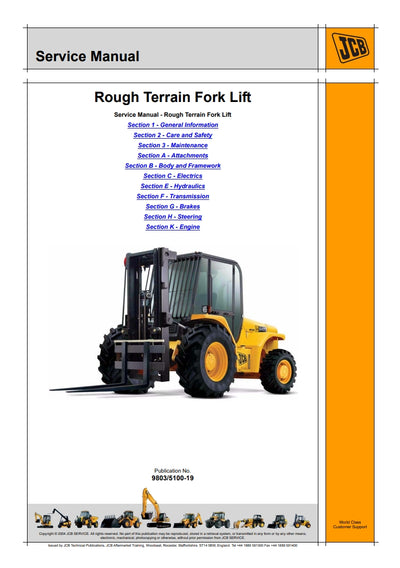 Service Manual-Rough Terrain Fork Lift