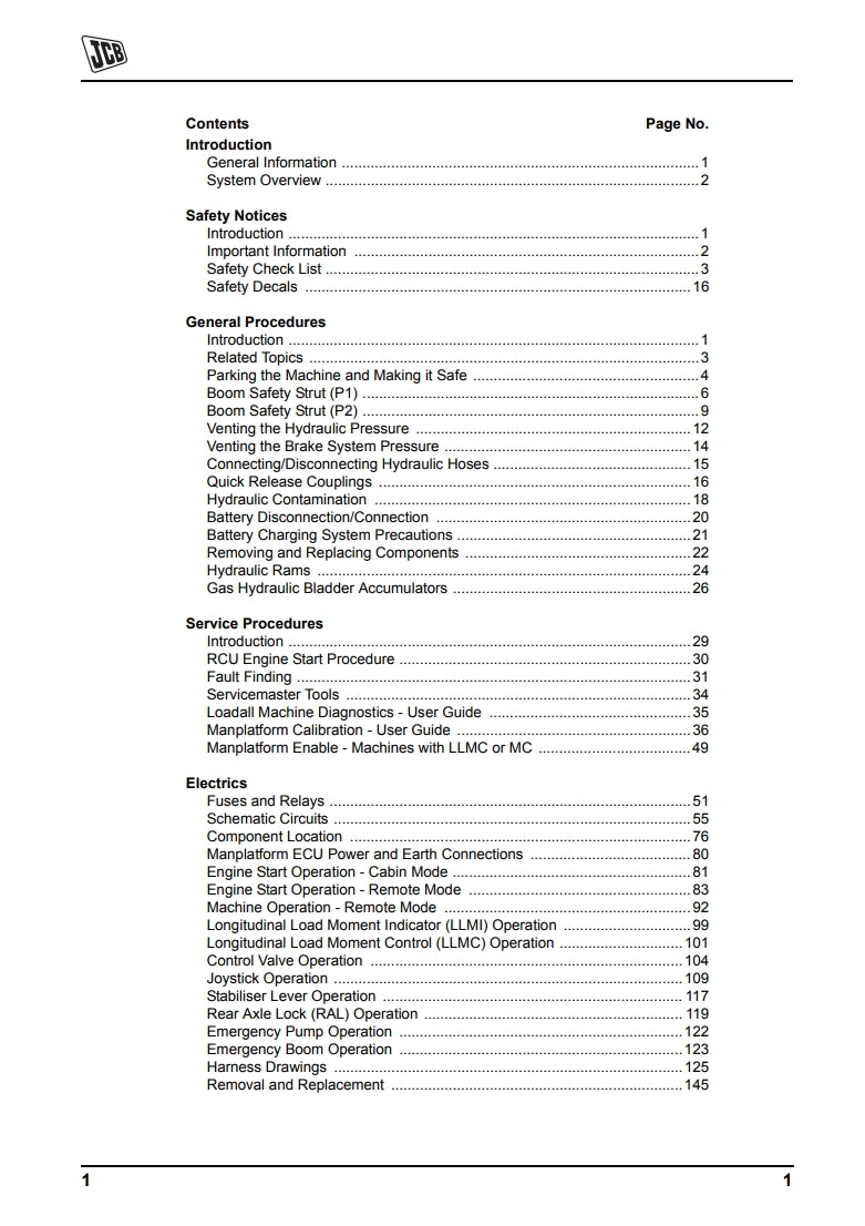 Service Manual 535-125 HiViz and 535-140 HiViz Personnel Platform (Supplement)