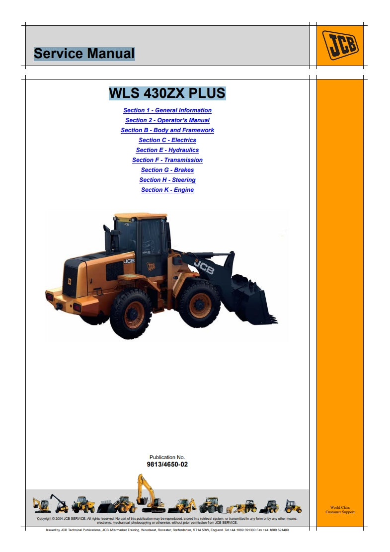 Service Manual WLS 430ZX PLUS