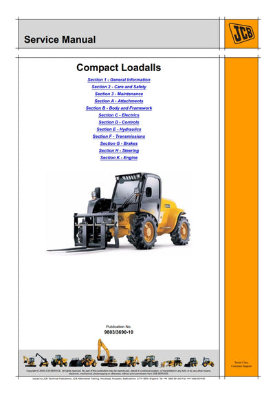 Service Manual Compact Loadalls