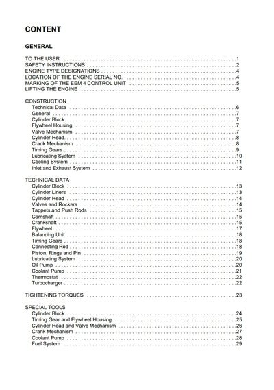 Workshop Service Manual 4 Generation AWF Enginens
