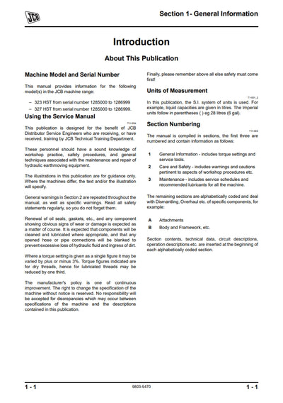 Service Manual General Information