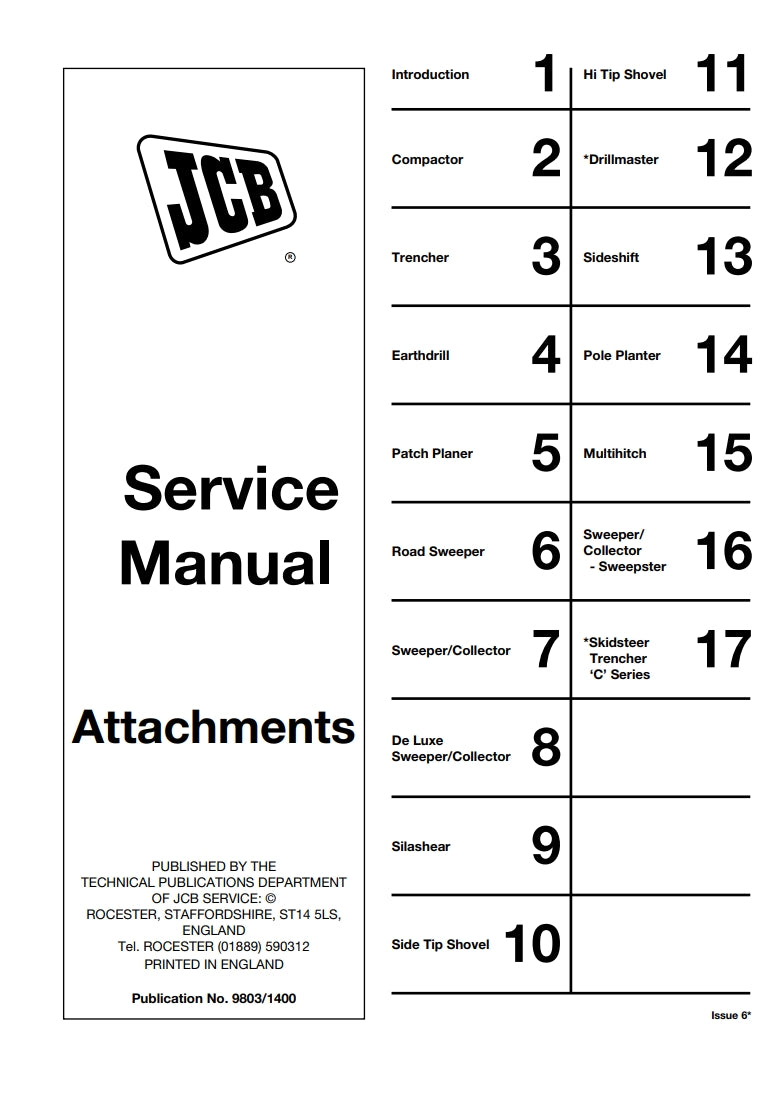Service Manual Attachments