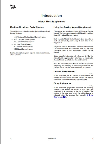 Service Manual Load Control (Supplement)