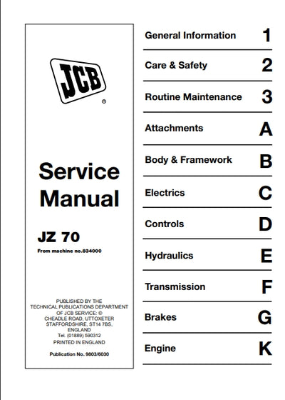 Service Manual JZ 70