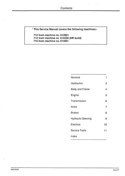 Service Manual 700 Series