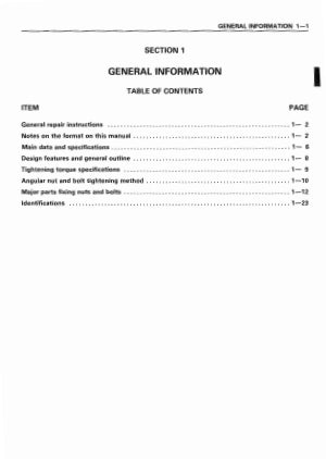 ISUZU WORKSHOP MANUAL INDUSTRIAL ENGINE 6RB1.6RB1T MODELS