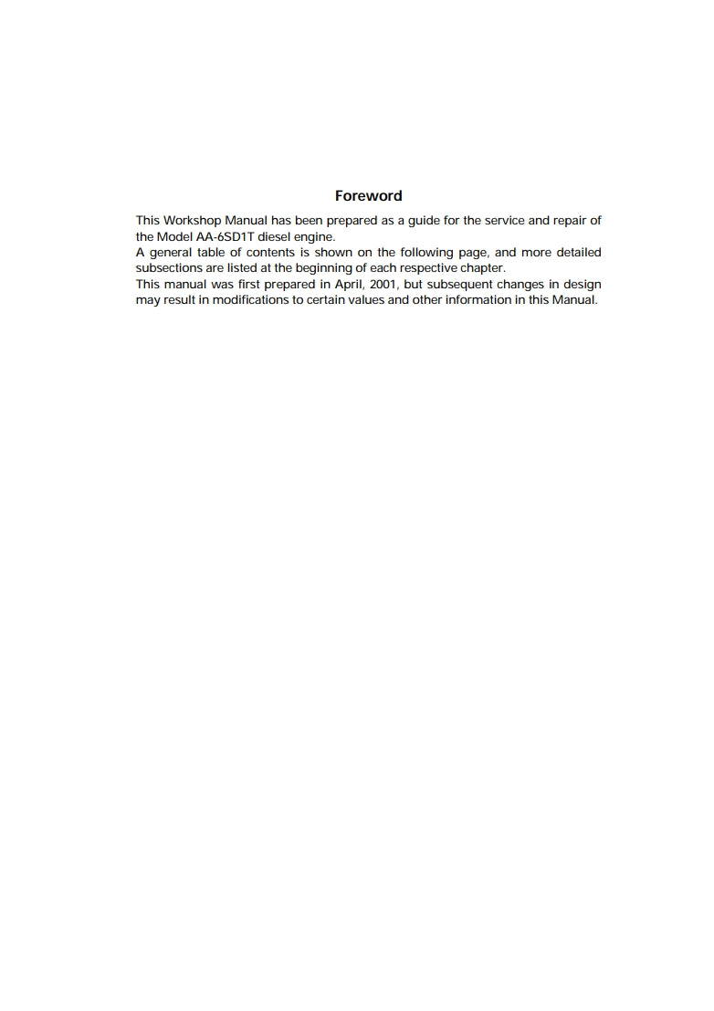 ENGINE SERVICE MANUAL JS460 ENGINE SERVICE MANUAL AA-6SDIT