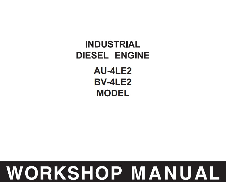 Industrial Diesel Engine AU-4LE2 BV-4LE2 MODEL